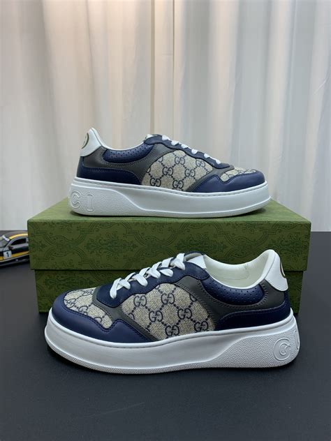 gucci run sneakers blue|blue Gucci sneaker men.